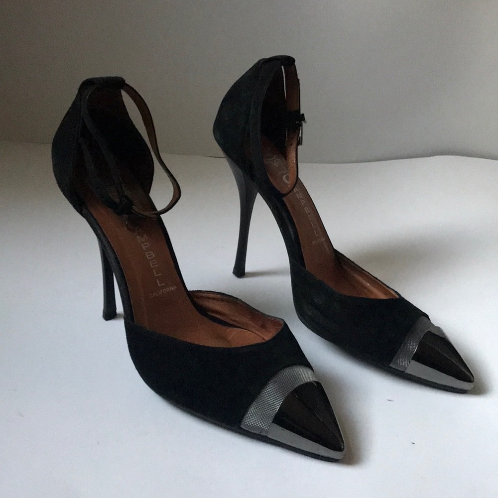 Jeffrey Campbell shiny toe high heel shoes